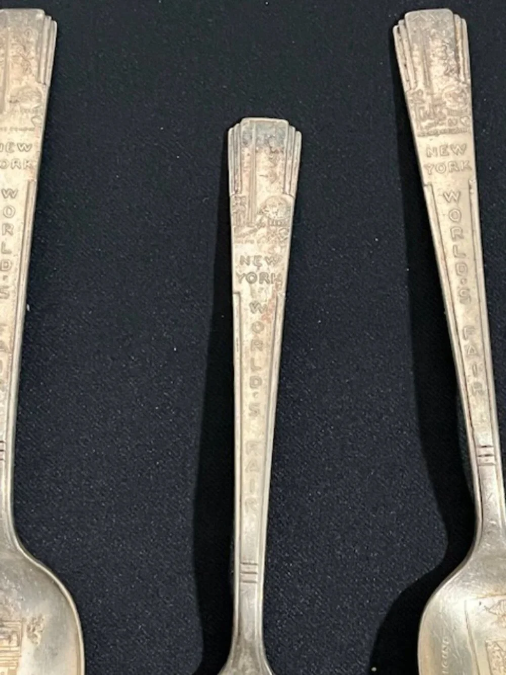 Set of 3 1939 World's Fair WM Rogers Spoon